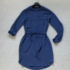 Adrienne Vitttadini banded collar Dress NWOT